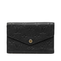 Louis Vuitton Black Noir Leather Wallet (Tri-Fold)