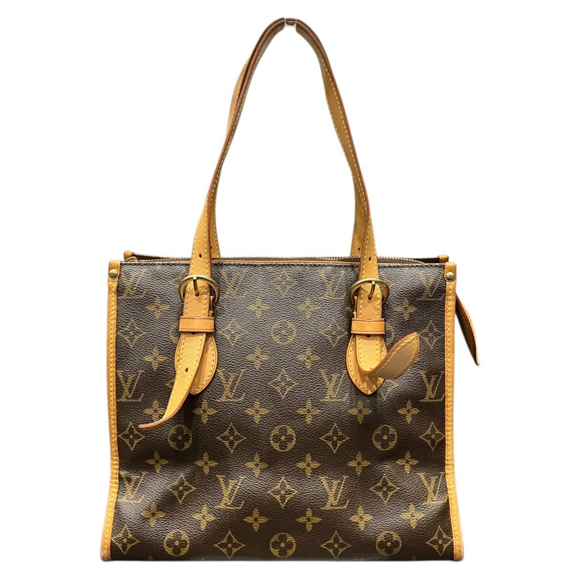 Louis Vuitton Brown Pvc Tote Bag