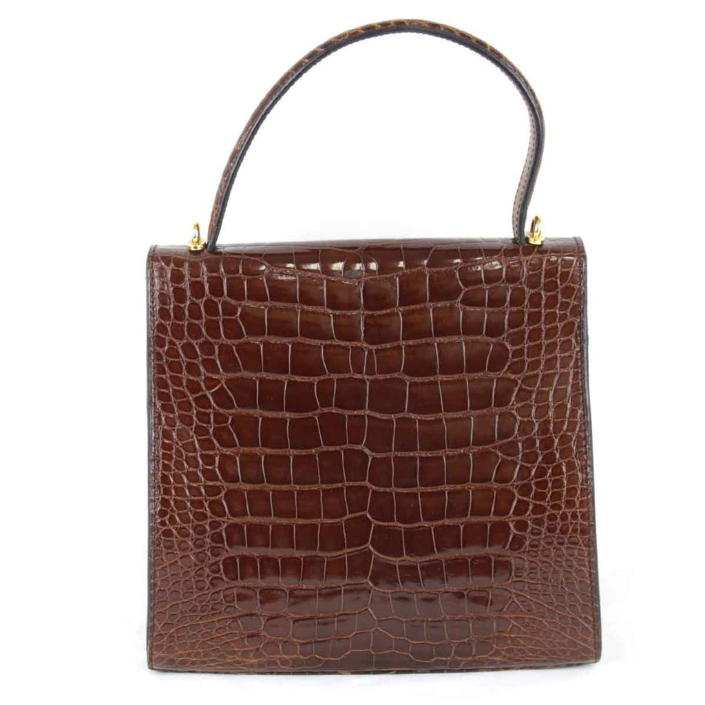 Celine Brown Leather Handbag