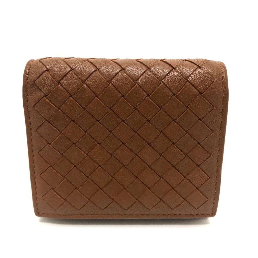 Bottega Veneta Brown Leather Wallet (Tri-Fold)