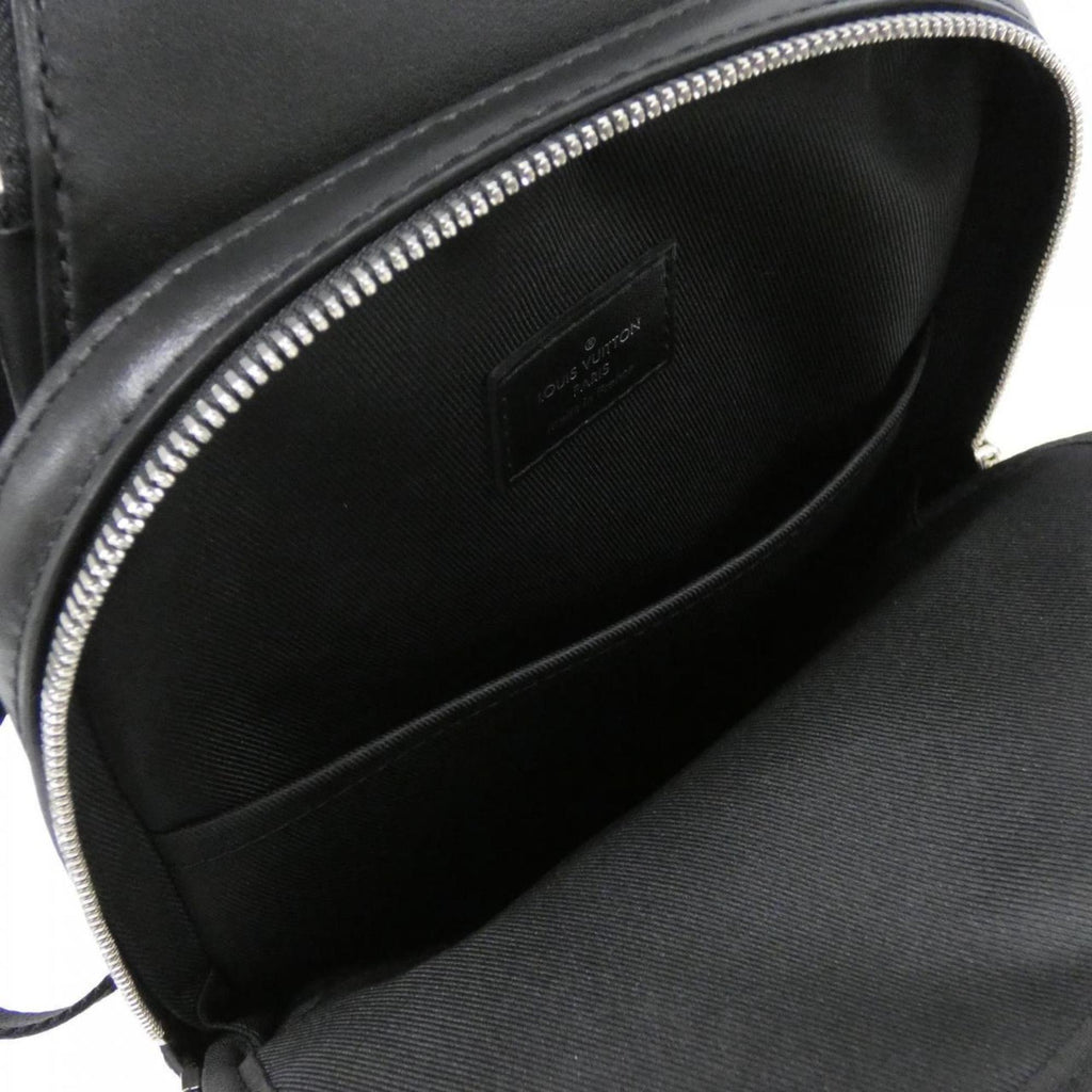 Louis Vuitton Black Marron Coated Canvas Shoulder Bag