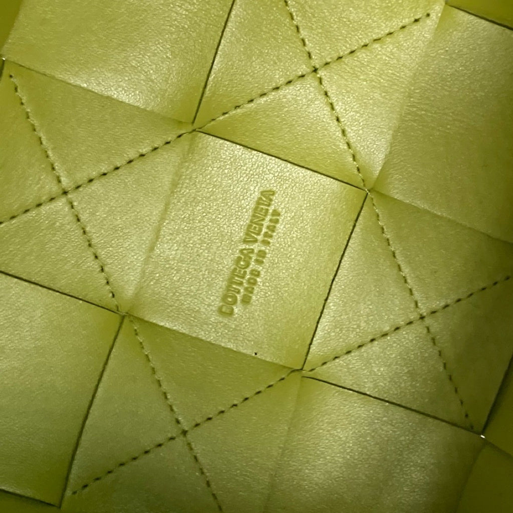 Bottega Veneta Green Leather Shoulder Bag