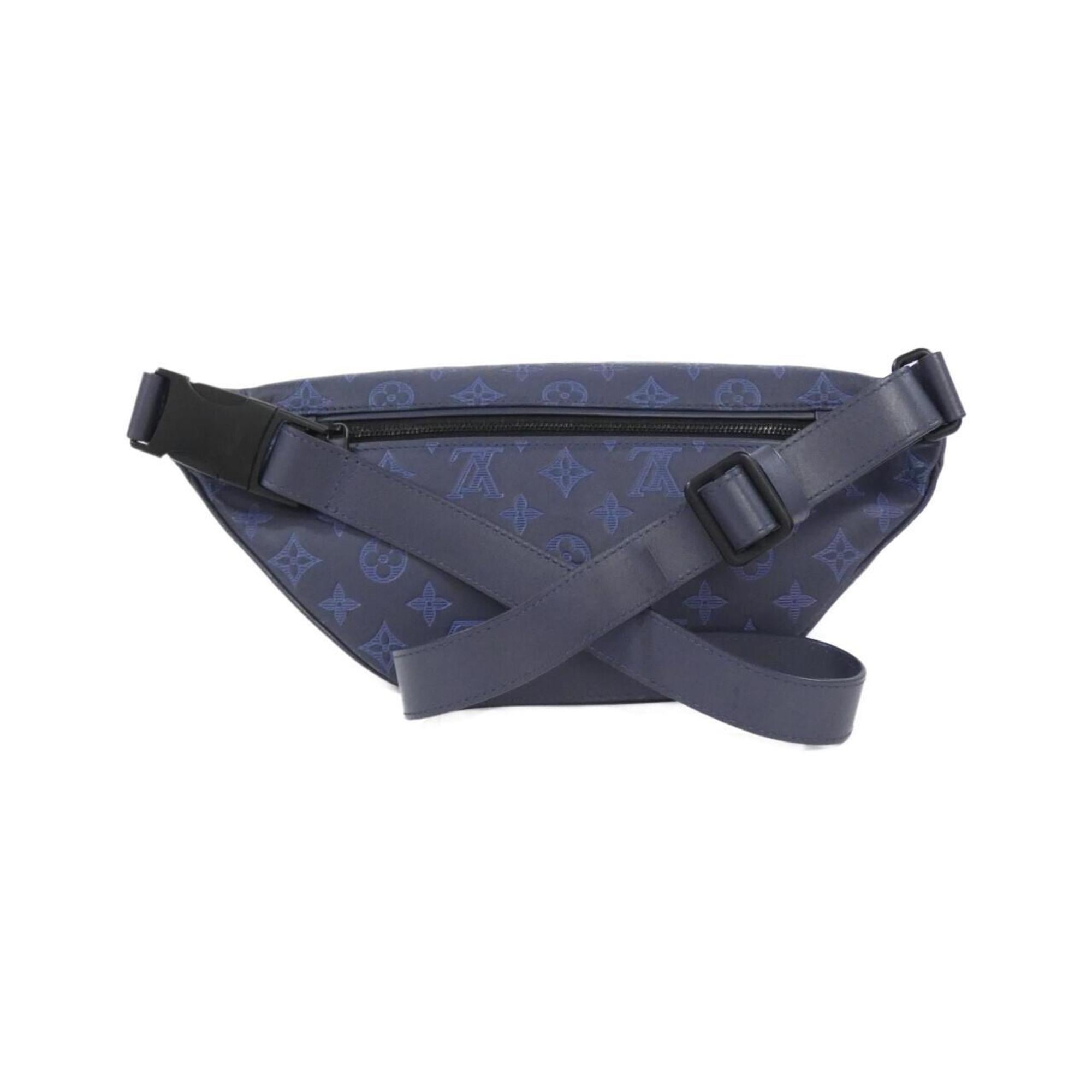 Louis Vuitton Black Navy Monogram Shadow Shoulder Bag
