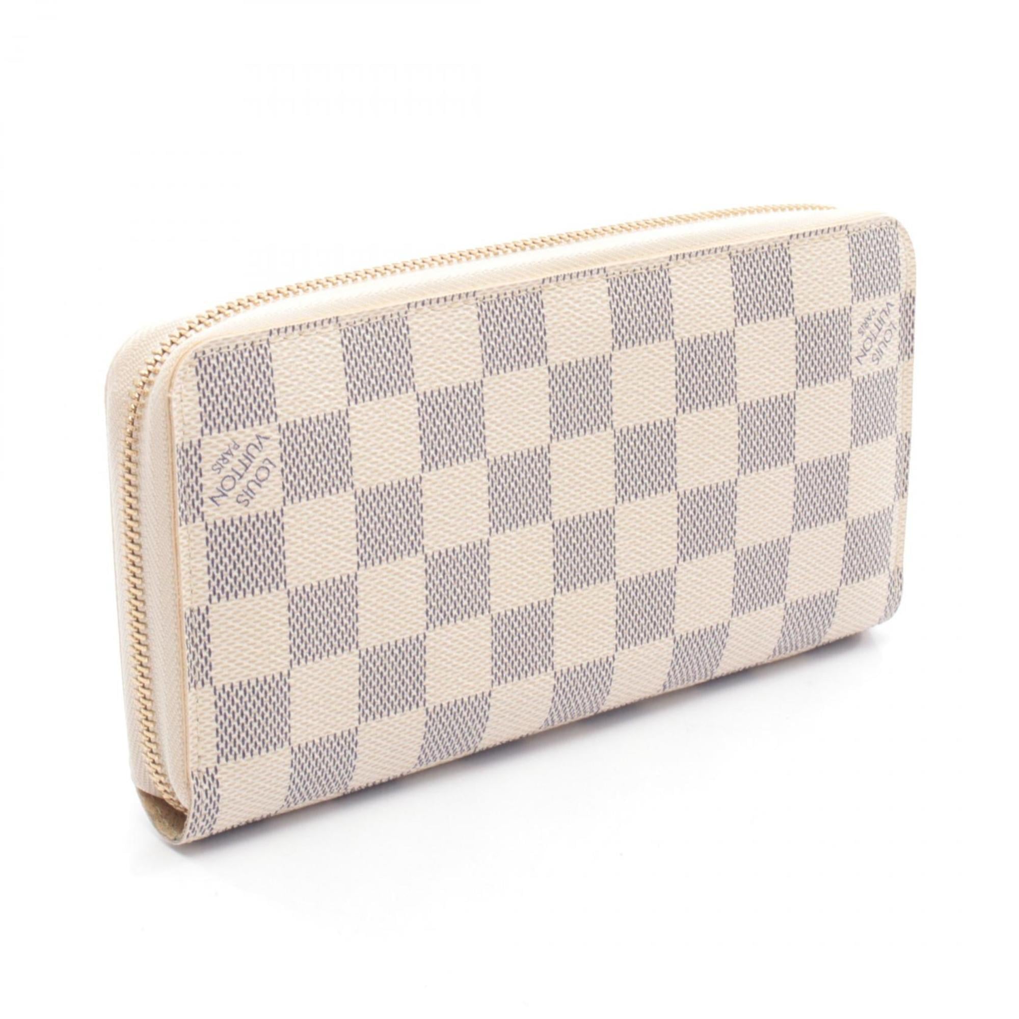 Louis Vuitton Damier Azur White Coated Canvas Long Wallet