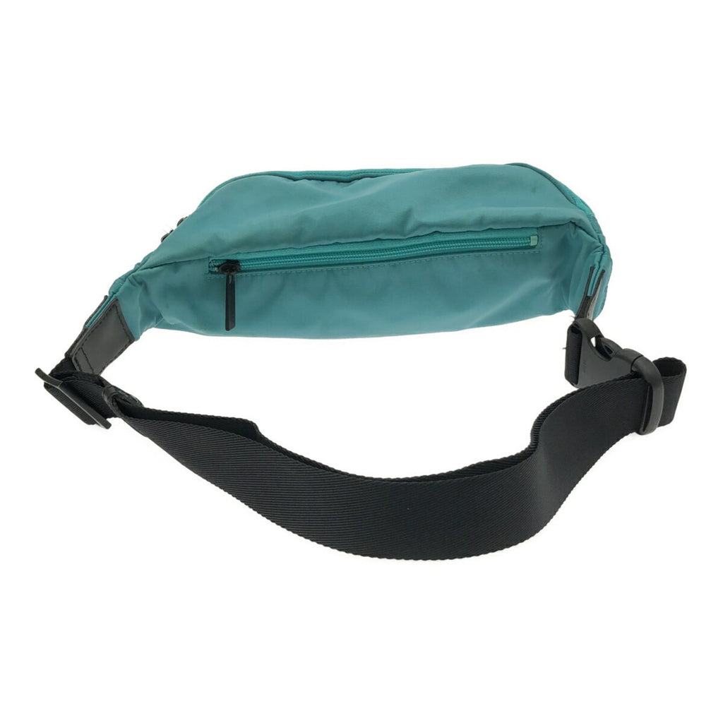 Burberry Black Label Turquoise Nylon Leather Shoulder Bag