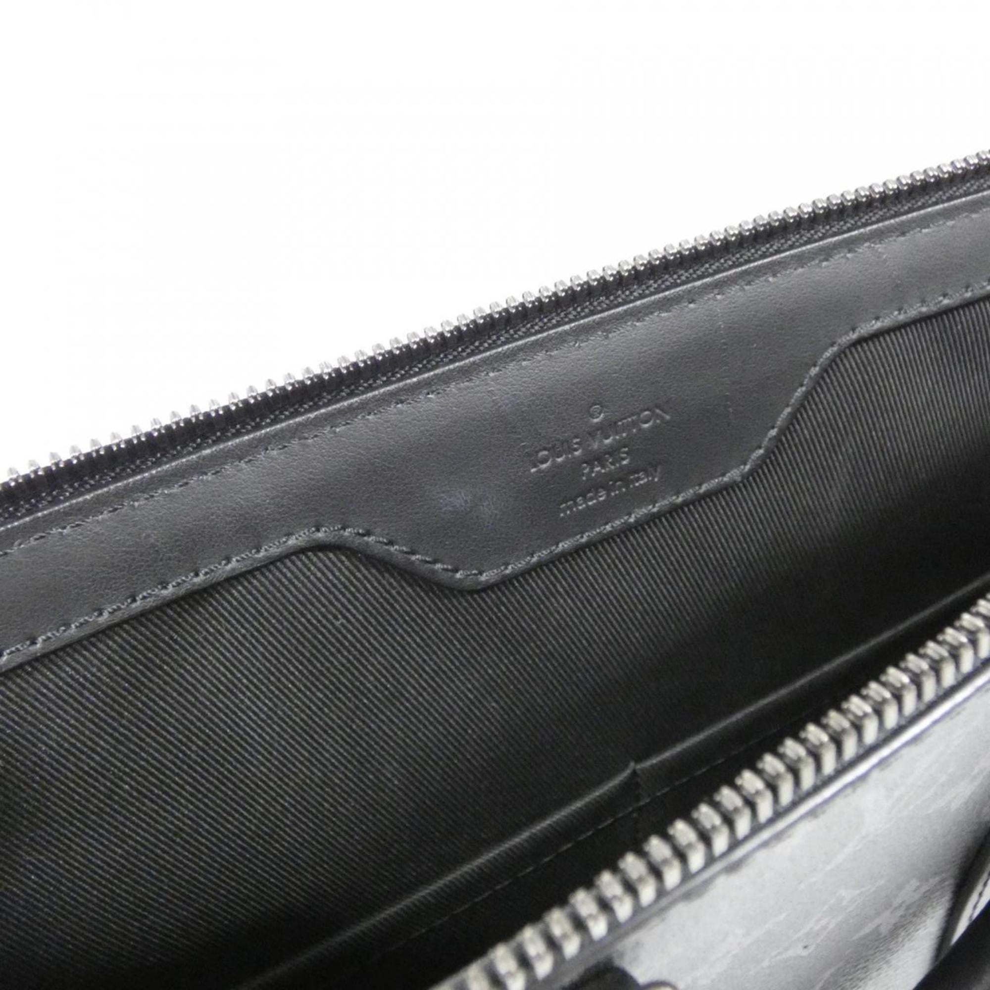 Louis Vuitton Black Coated Canvas Handbag