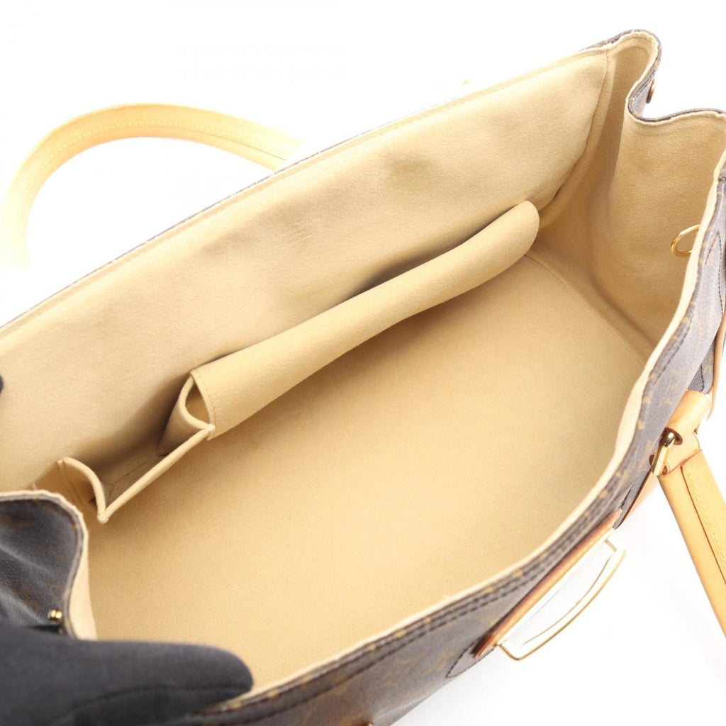 Louis Vuitton Brown Monogram Coated Canvas Leather Handbag Shoulder Bag