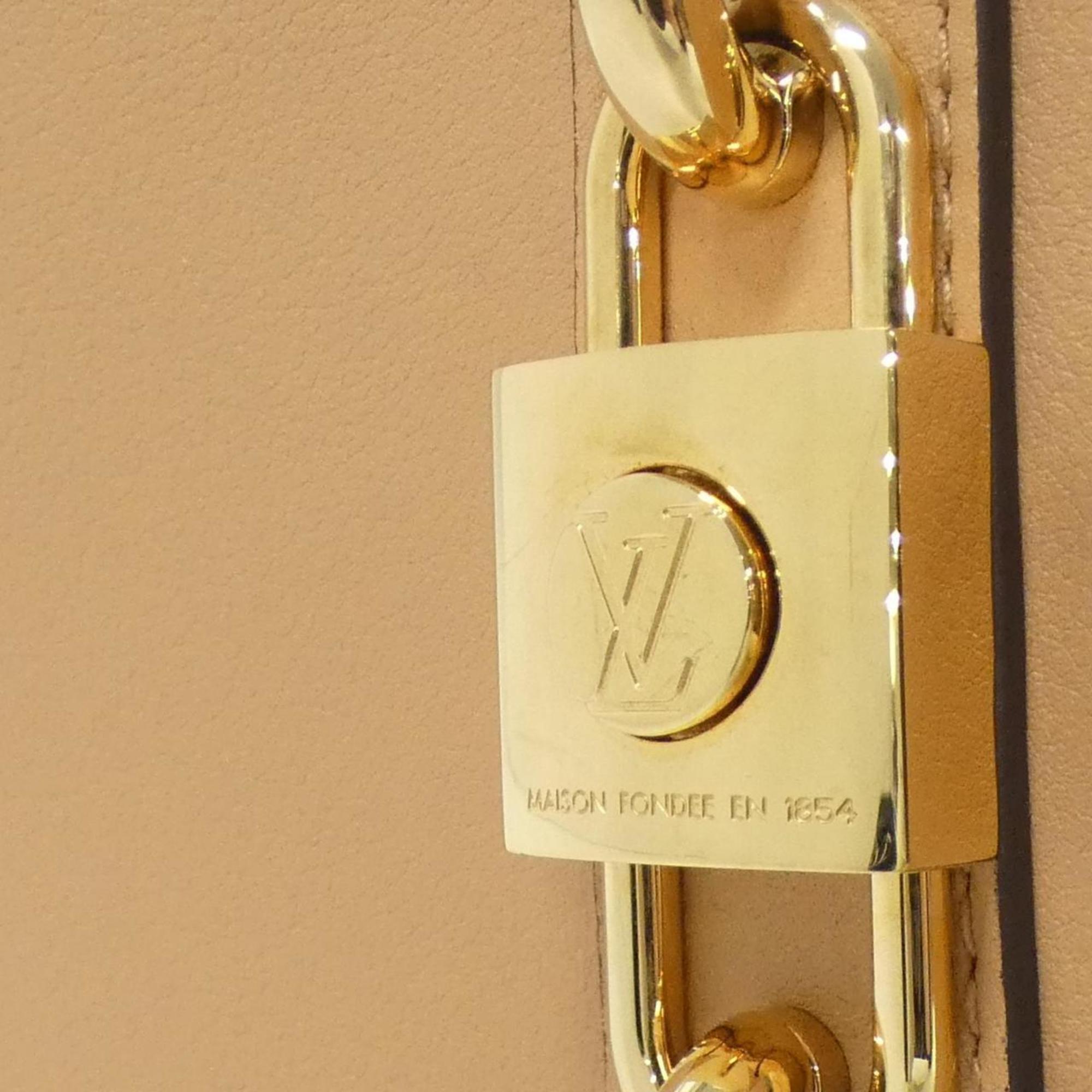 Louis Vuitton Camel Leather Shoulder Bag