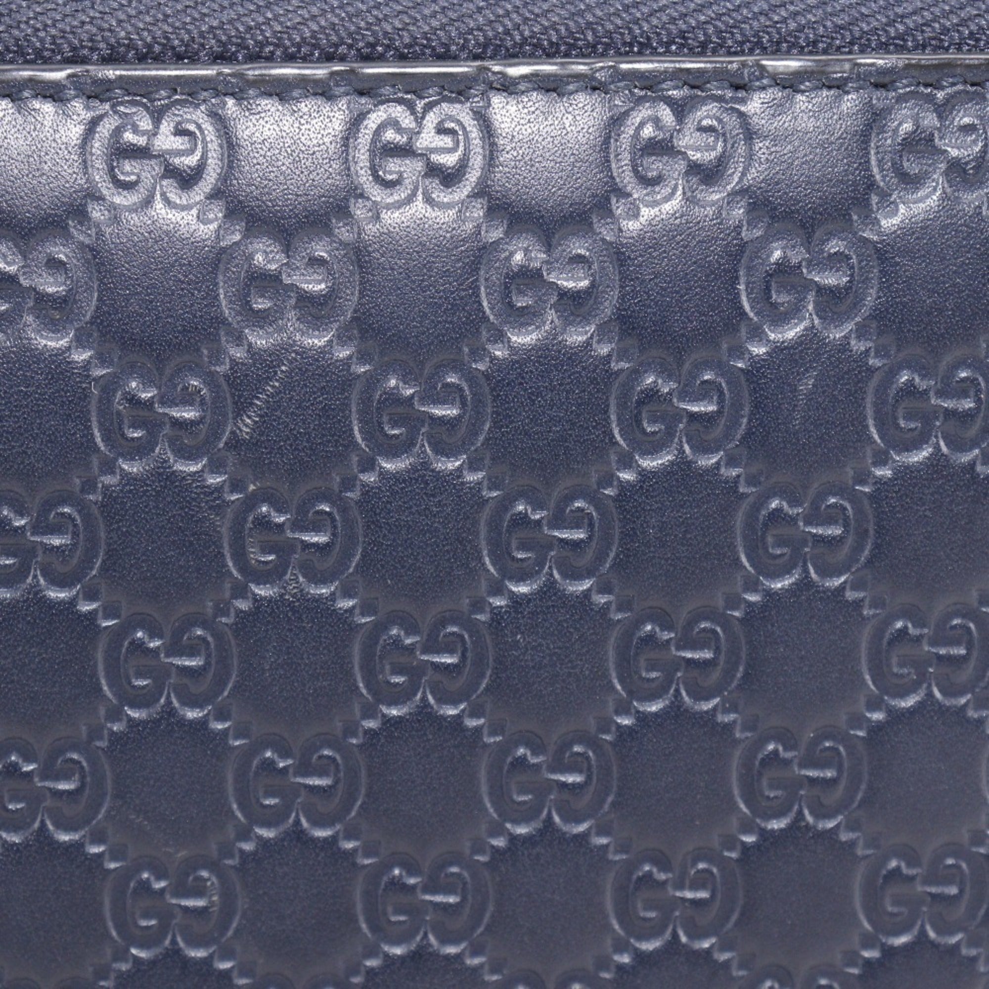 Gucci Black Leather Long Wallet (Bi-Fold) (Pre-Owned)