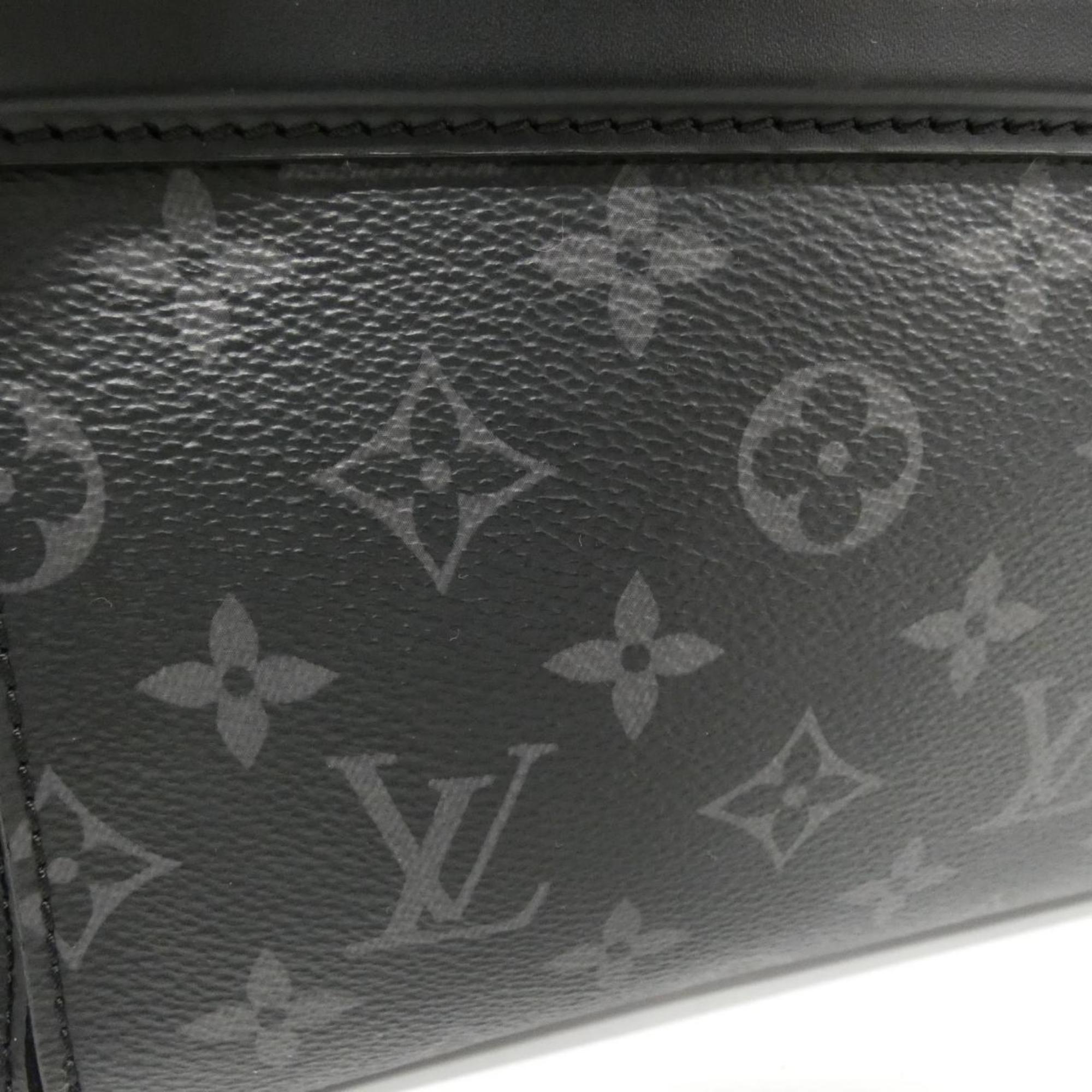 Louis Vuitton Black Coated Canvas Shoulder Bag