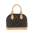 Louis Vuitton Marron Coated Canvas Handbag
