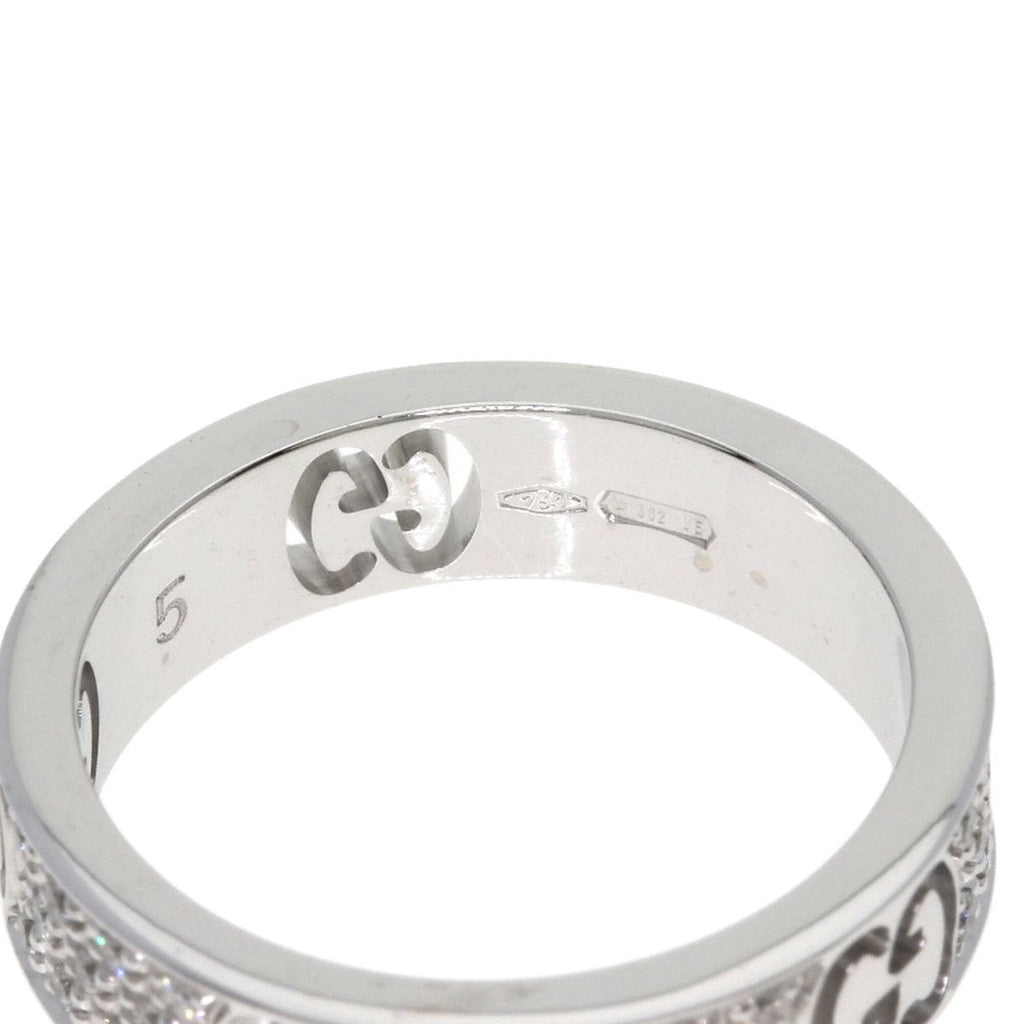 Gucci White Gold (18K) Band Ring (Pre-Owned)
