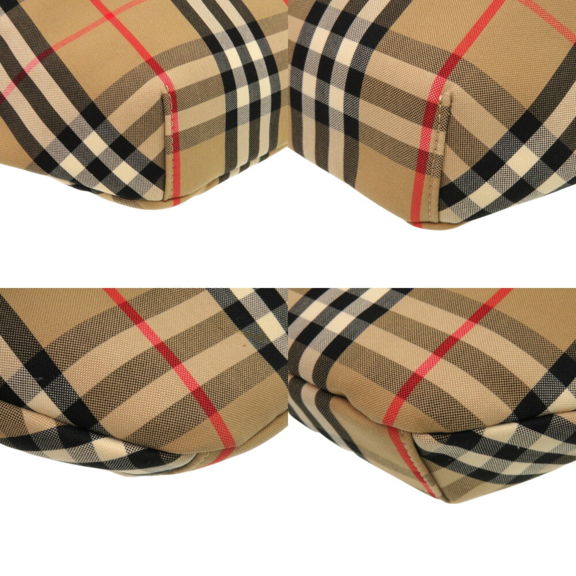 Burberry Beige Cotton Polyester Fanny Pack