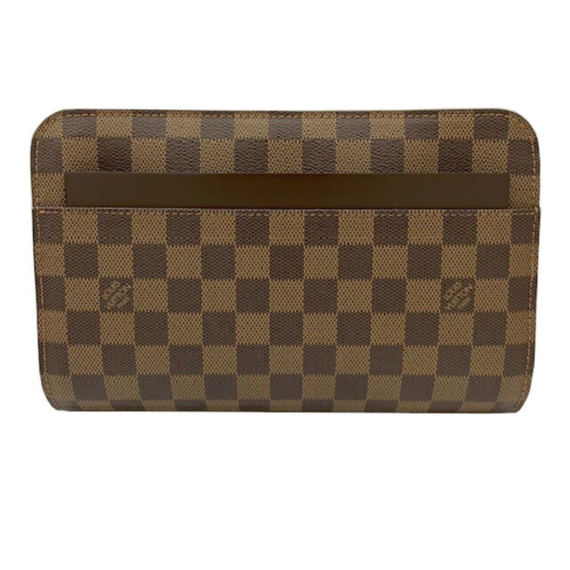 Louis Vuitton Brown Damier Canvas Damier Canvas Clutch Bag