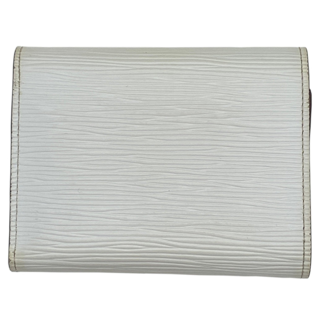 Louis Vuitton White Epi Leather Coin Purse/Coin Case