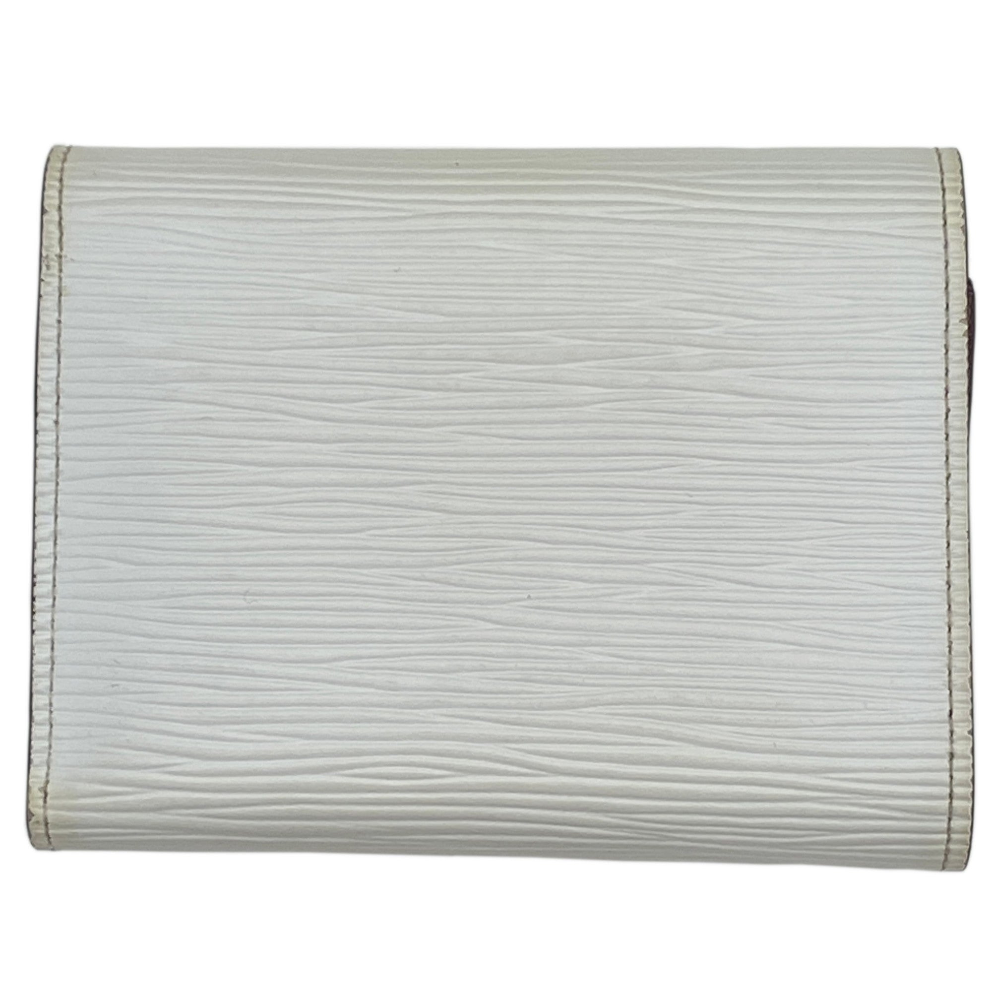Louis Vuitton White Epi Leather Coin Purse/Coin Case