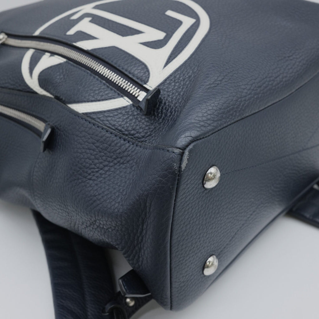 Louis Vuitton Dark Navy Leather Backpack