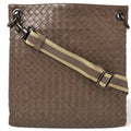 Bottega Veneta Light Brown Leather Messenger Bag Shoulder Bag