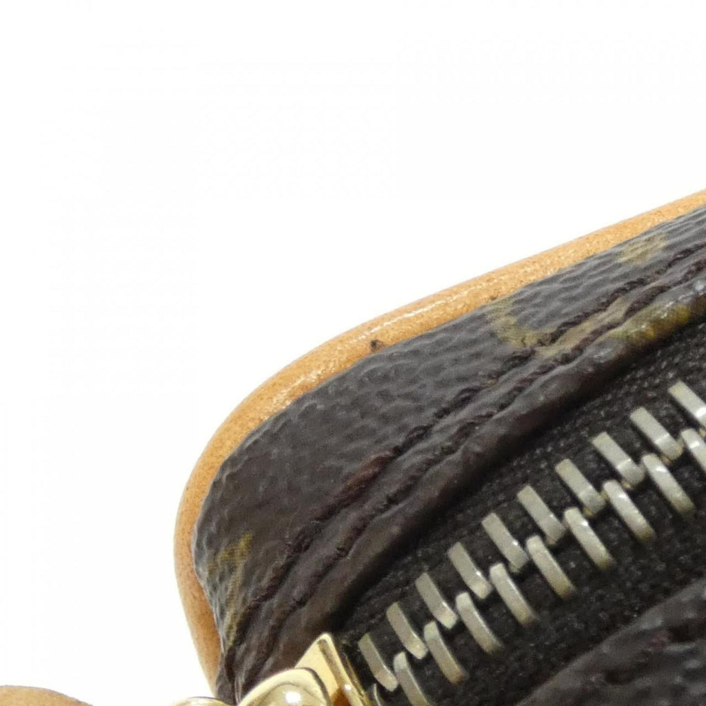 Louis Vuitton Marron Coated Canvas Pochette Shoulder Bag