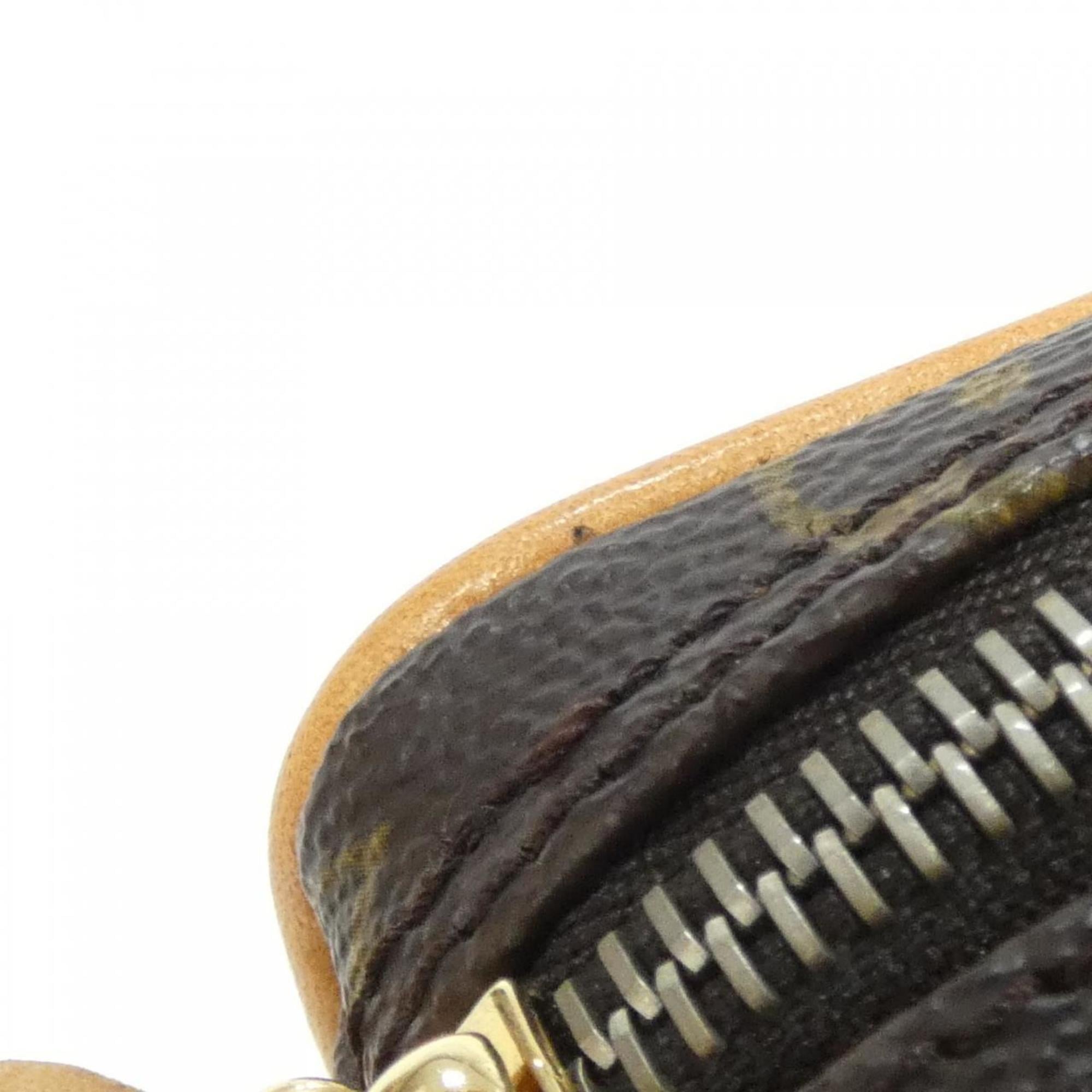 Louis Vuitton Marron Coated Canvas Pochette Shoulder Bag