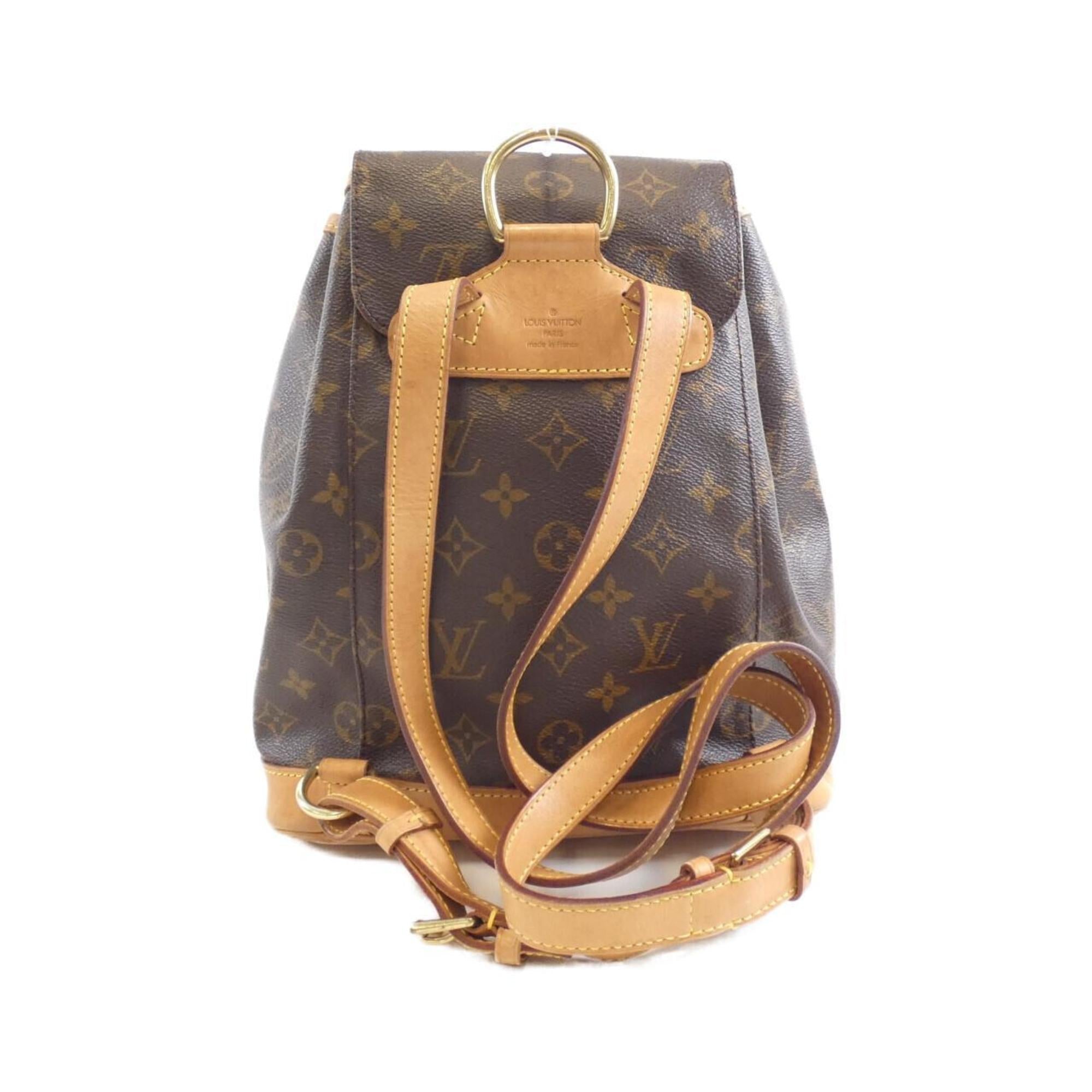 Louis Vuitton Monogram Marron Coated Canvas Backpack