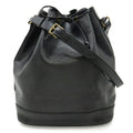 Louis Vuitton Black Noir Epi Leather Shoulder Bag