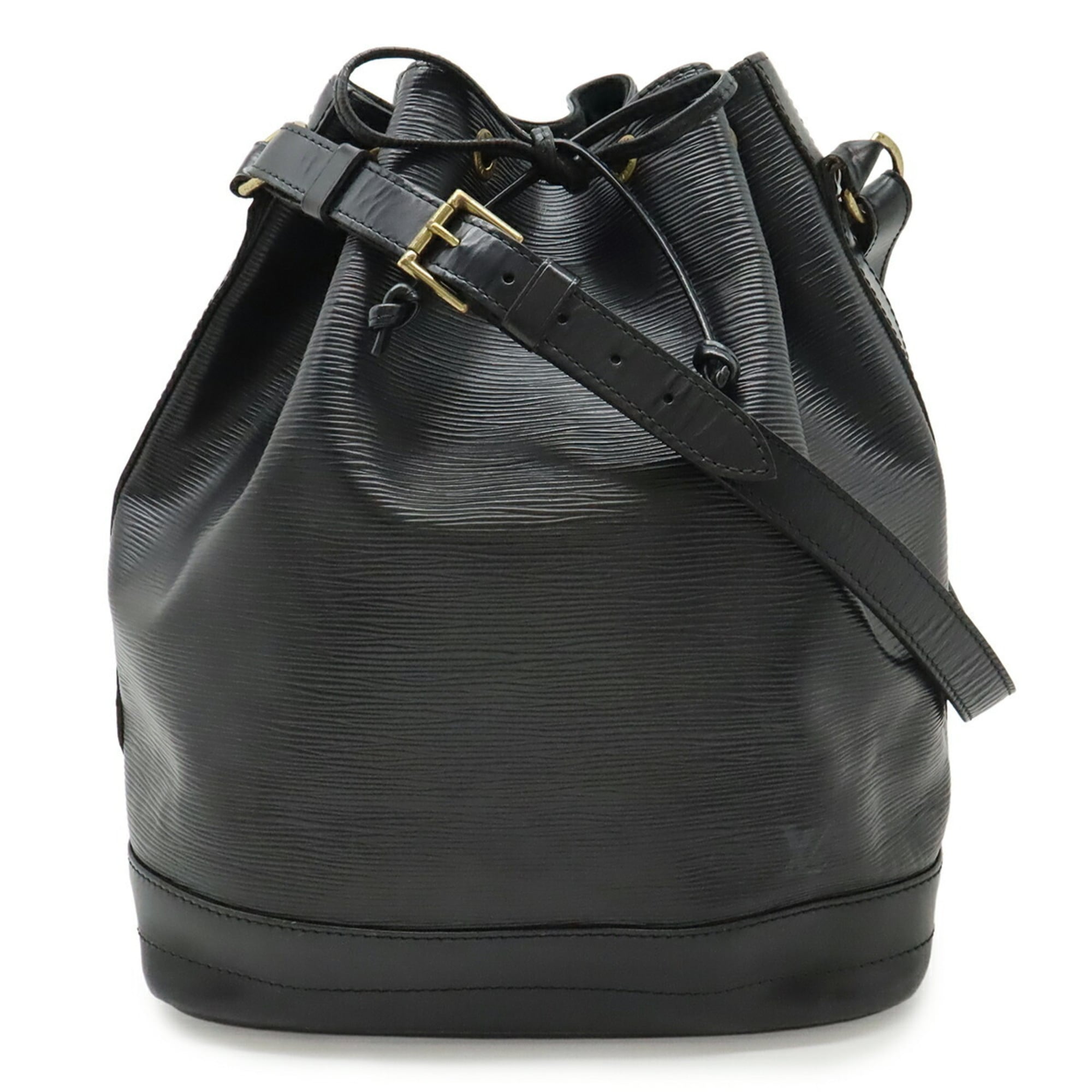 Louis Vuitton Black Noir Epi Leather Shoulder Bag