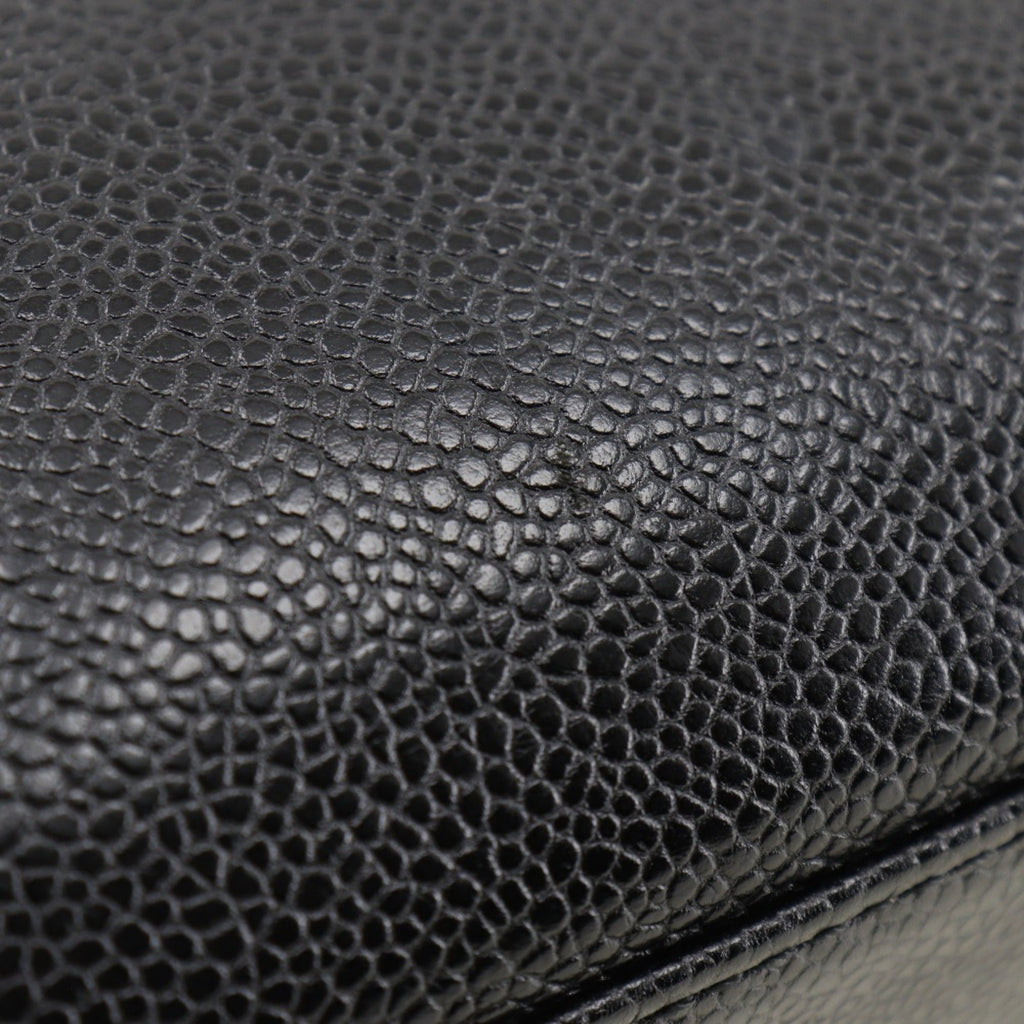 Chanel Black Caviar Leather Handbag