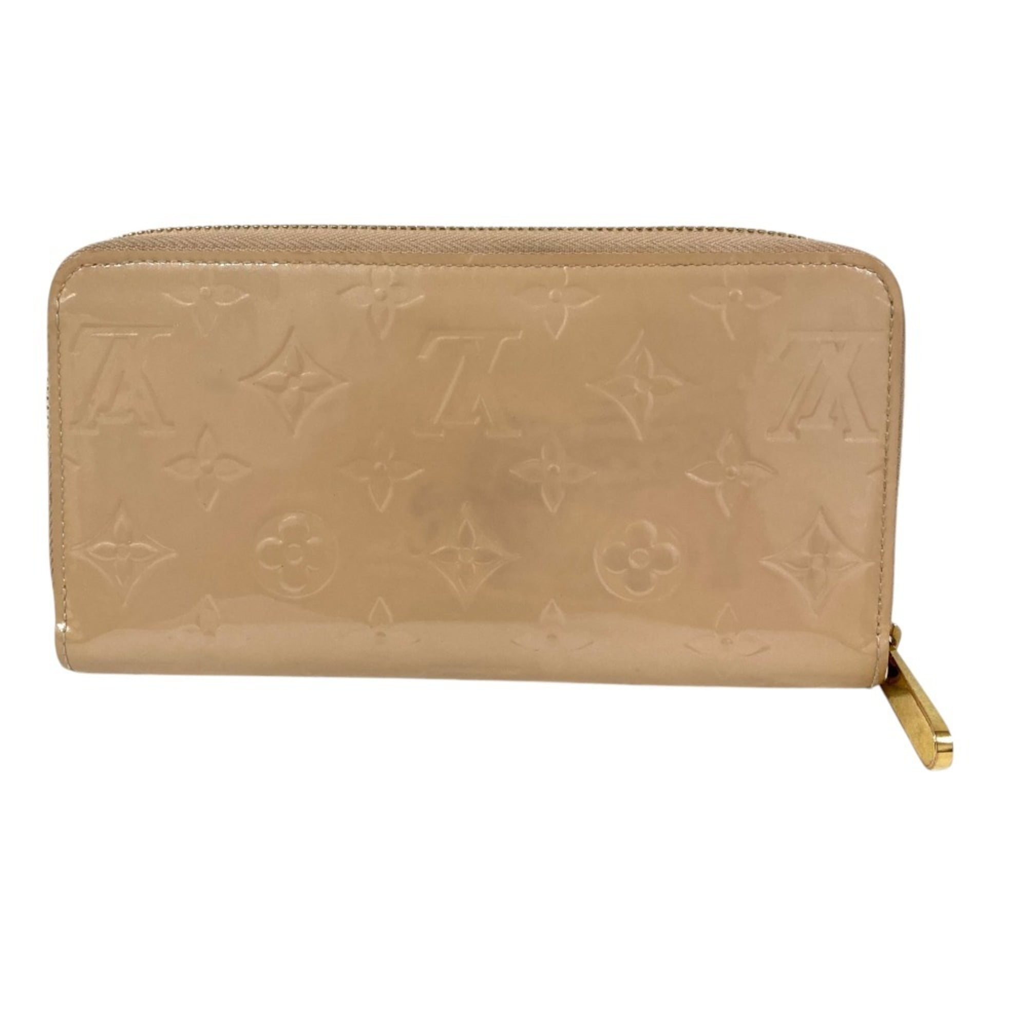 Louis Vuitton Beige Monogram Vernis Wallet