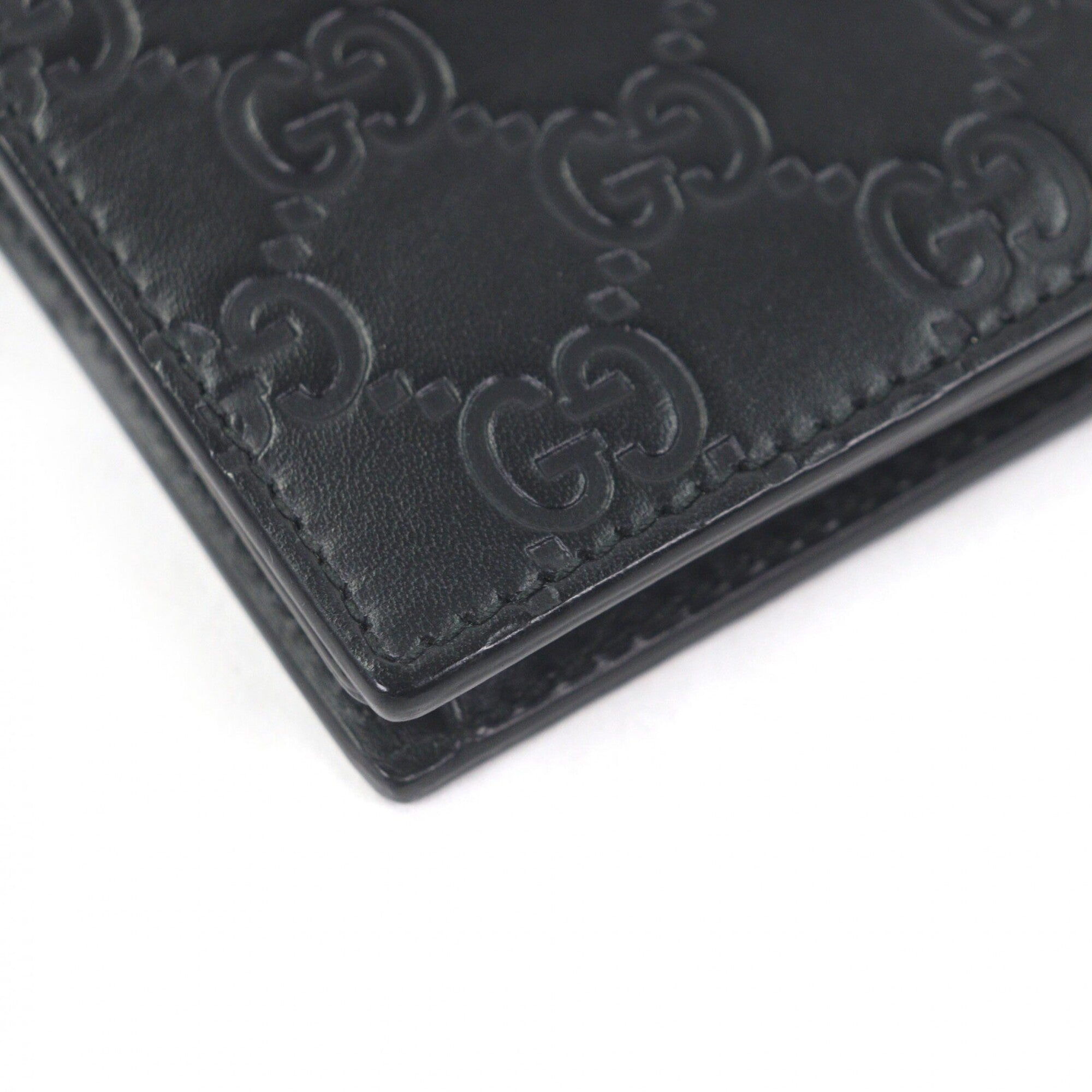 Gucci Black Leather Wallet (Bi-Fold) (Pre-Owned)