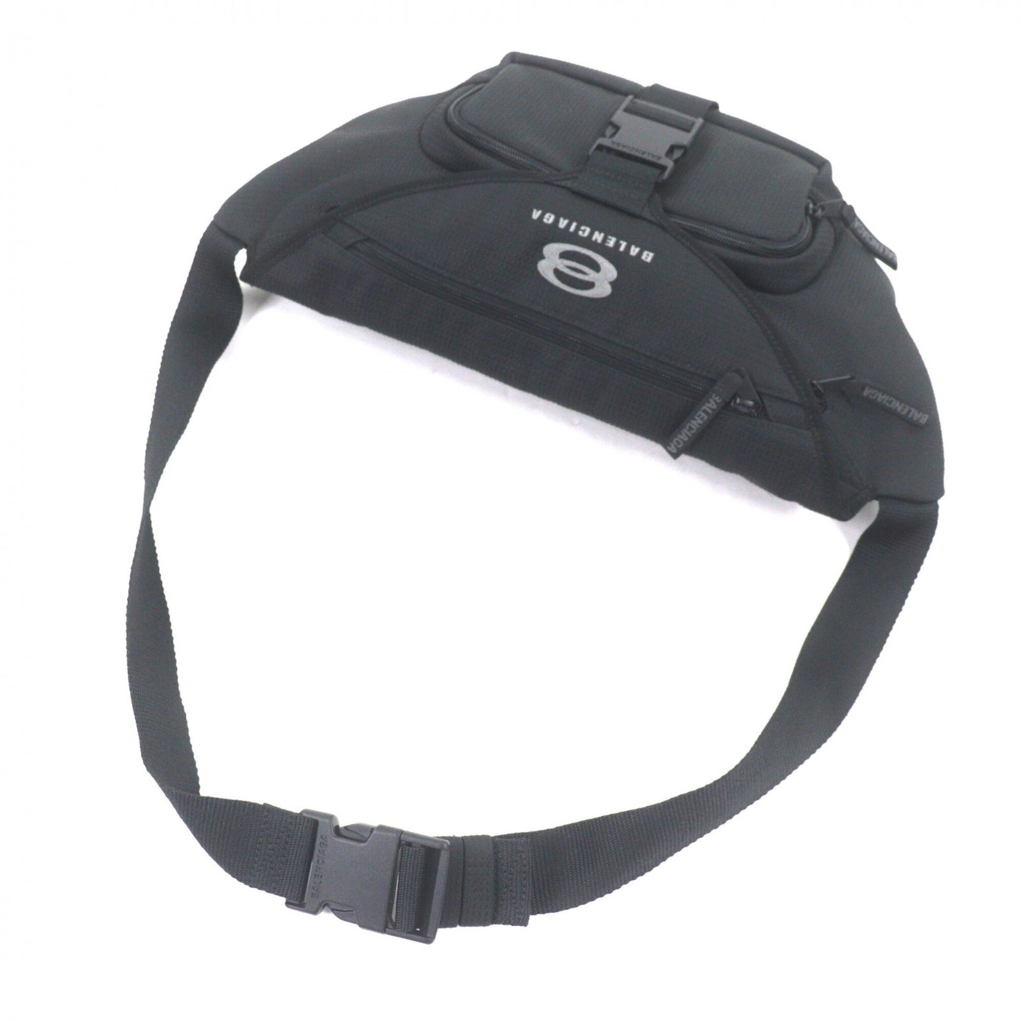 Balenciaga Black Nylon Sling