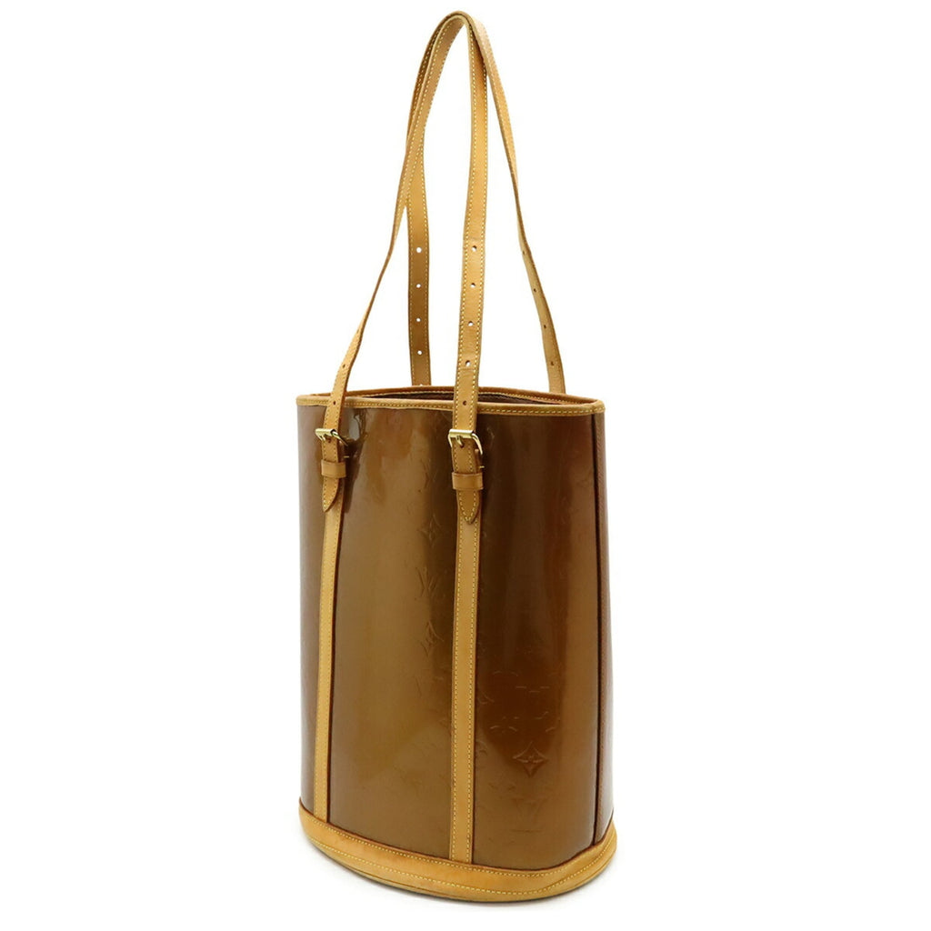 Louis Vuitton Brown Leather Shoulder Bag Tote Bag