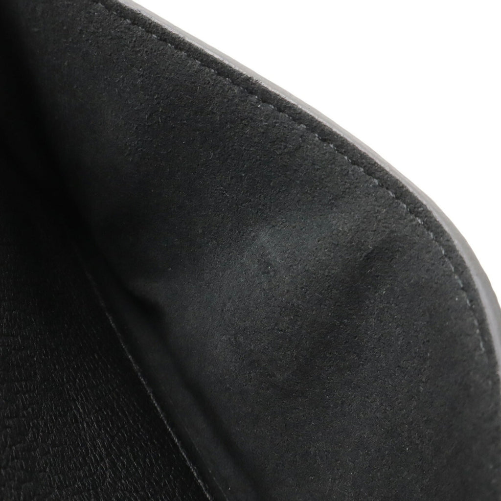 Louis Vuitton Noir Leather Clutch Bag Pochette Shoulder Bag