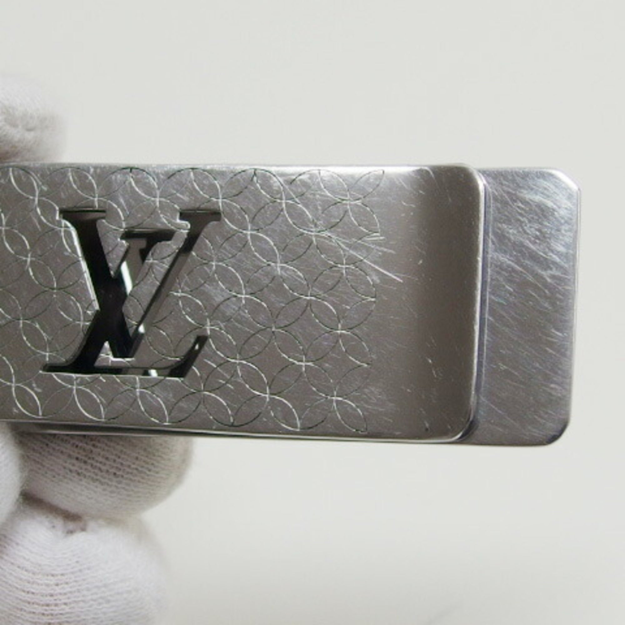 Louis Vuitton Silver Stainless Steel Money Clip