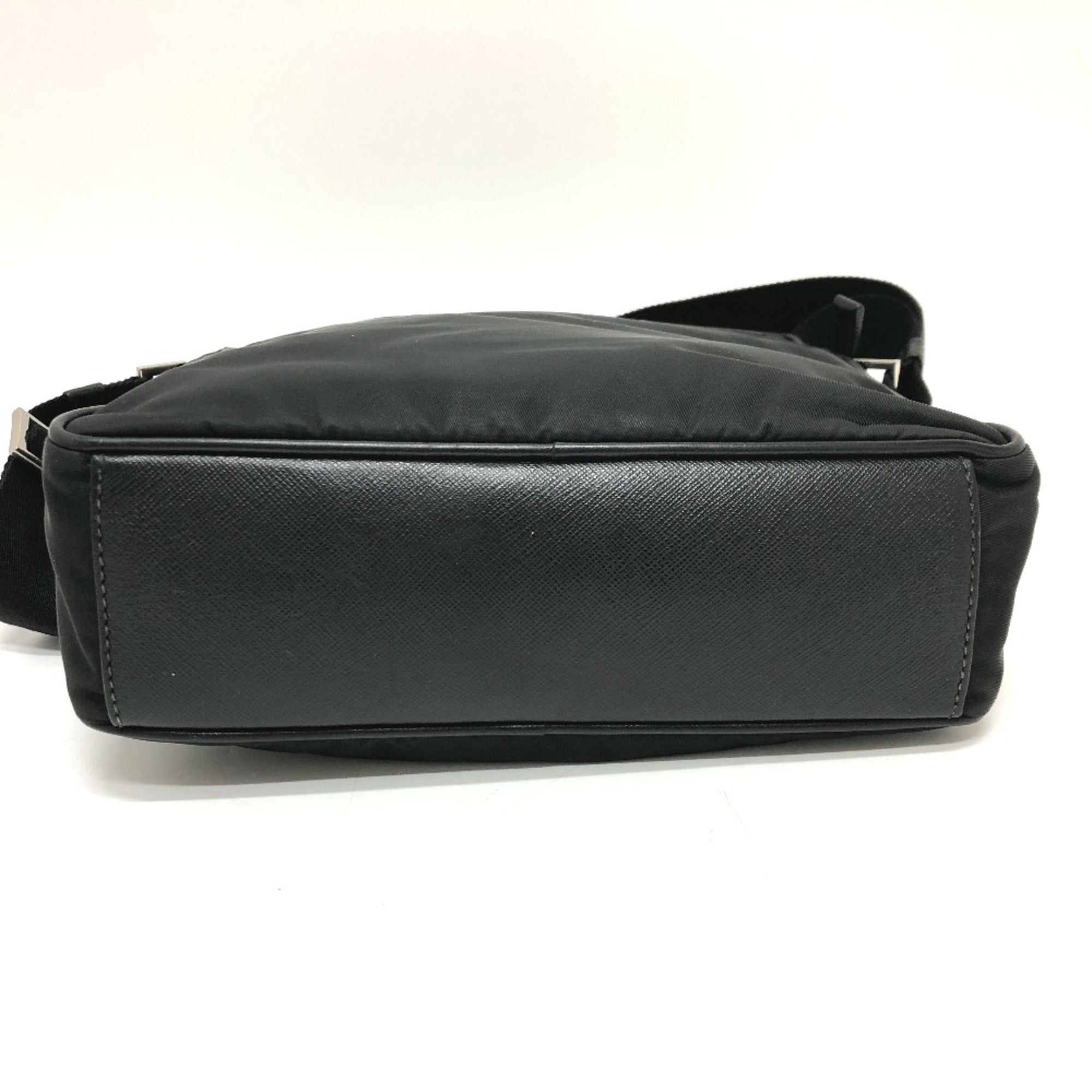 Prada Black Cloth Shoulder Bag