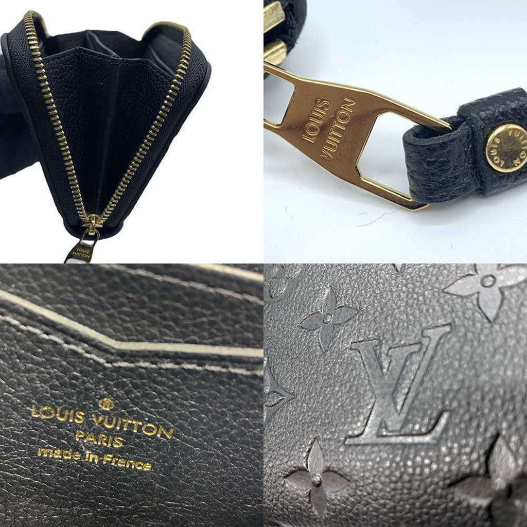 Louis Vuitton Black Noir Monogram Empreinte Coin Purse/Coin Case