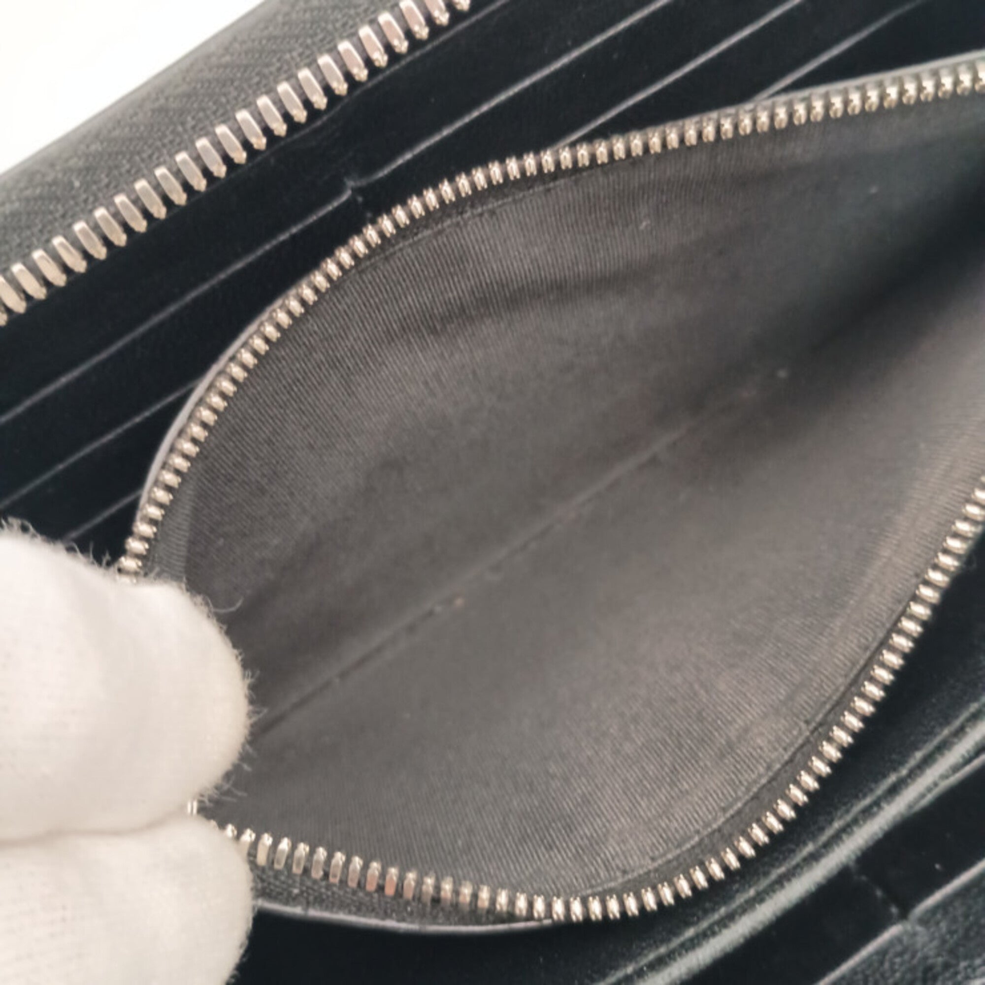 Balenciaga Black Leather Long Wallet (Bi-Fold)