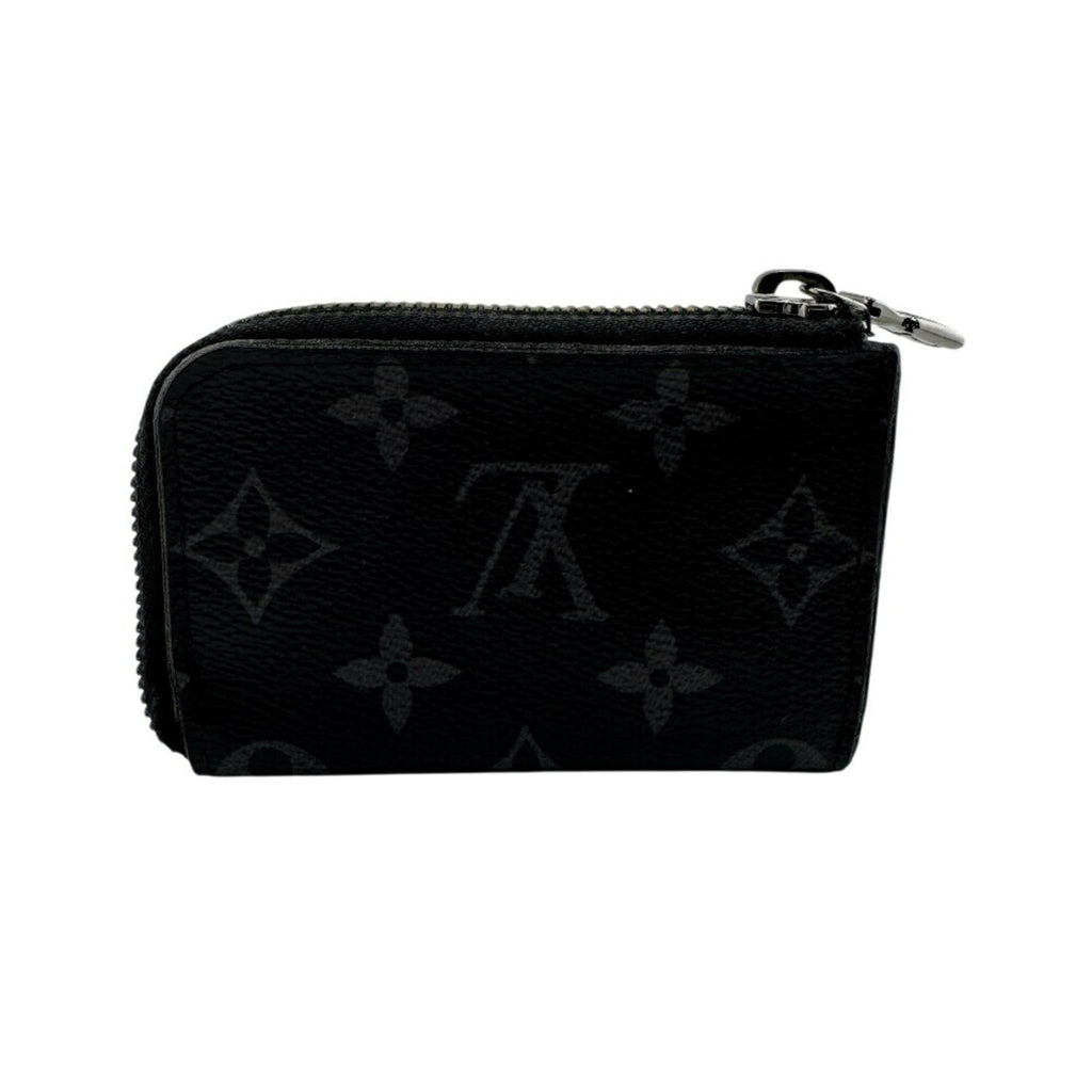 Louis Vuitton Black Leather Coin Purse/Coin Case