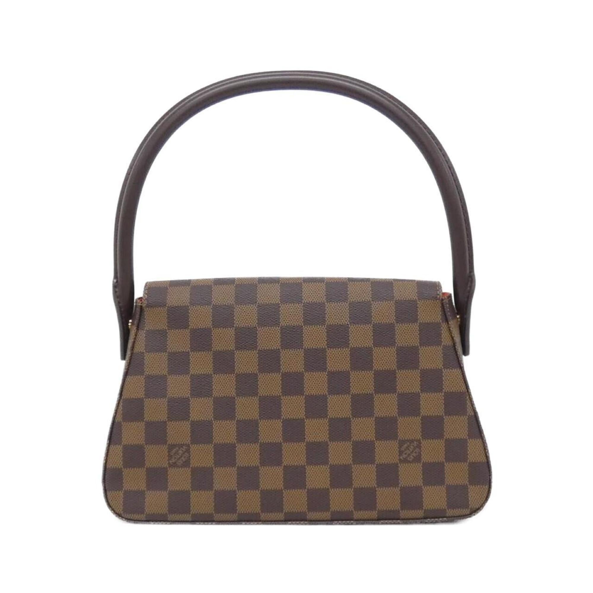 Louis Vuitton Brown Coated Canvas Shoulder Bag