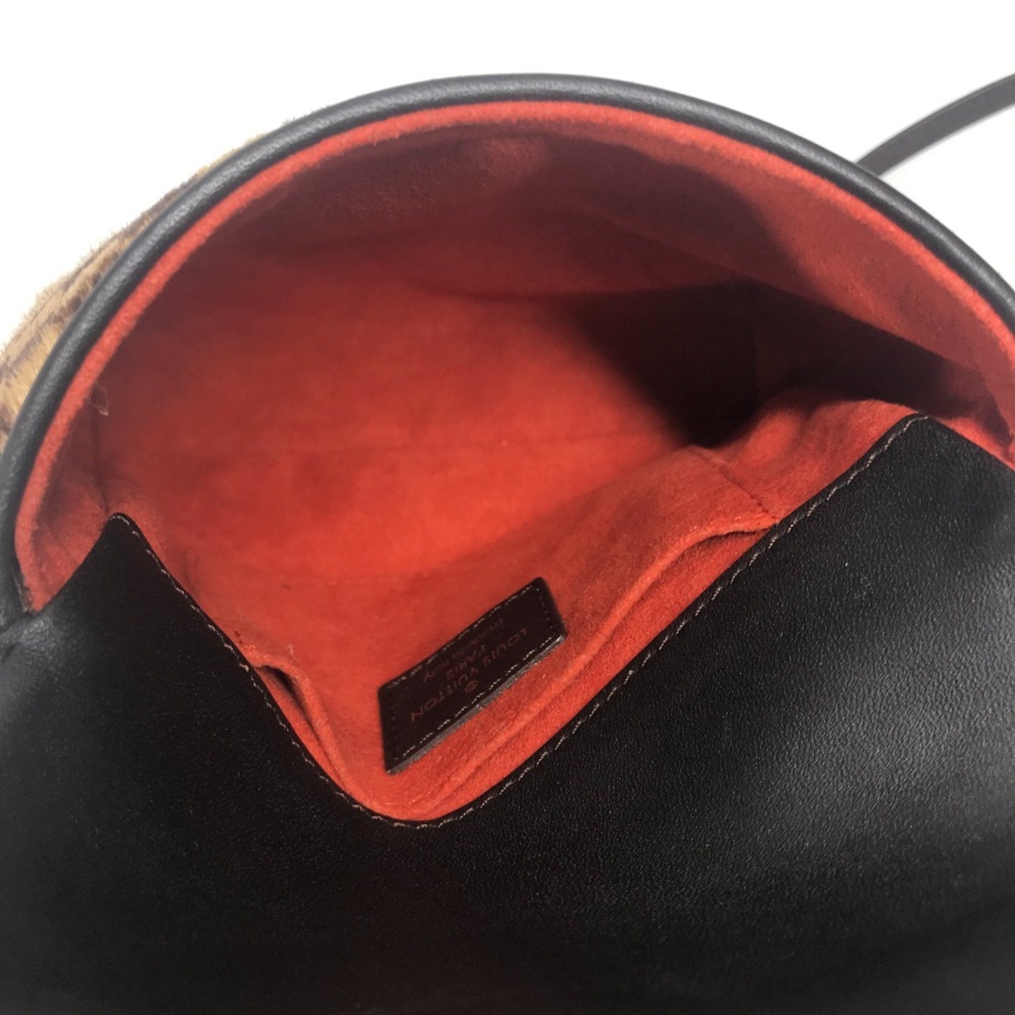 Louis Vuitton Brown Ebene Leather Pochette Shoulder Bag