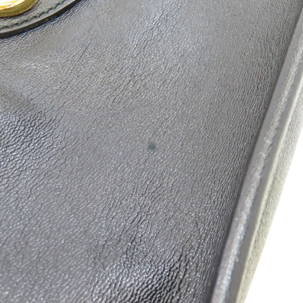 Gucci Black Leather Tote Bag (Pre-Owned)