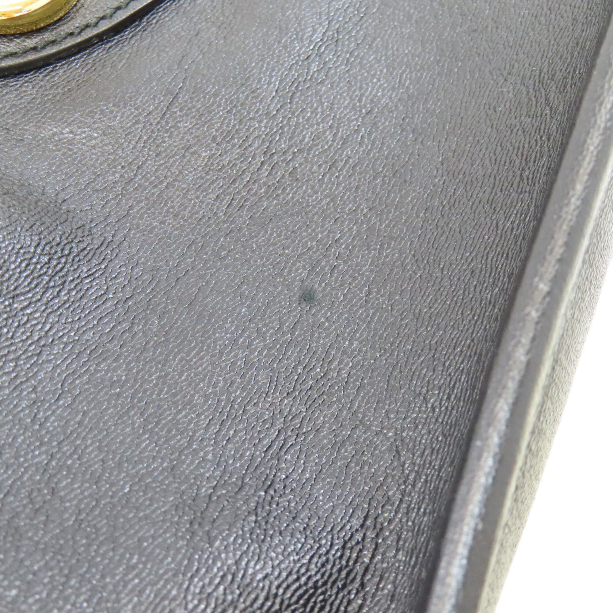 Gucci Black Leather Tote Bag (Pre-Owned)