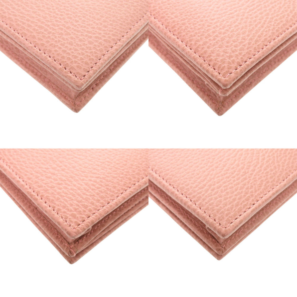 Gucci Pink Leather Shoulder Bag (Pre-Owned)