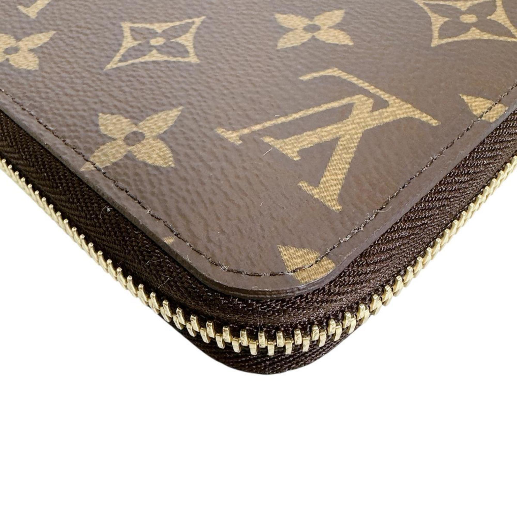 Louis Vuitton Brown Monogram Rose Ballerine Monogram Long Wallet