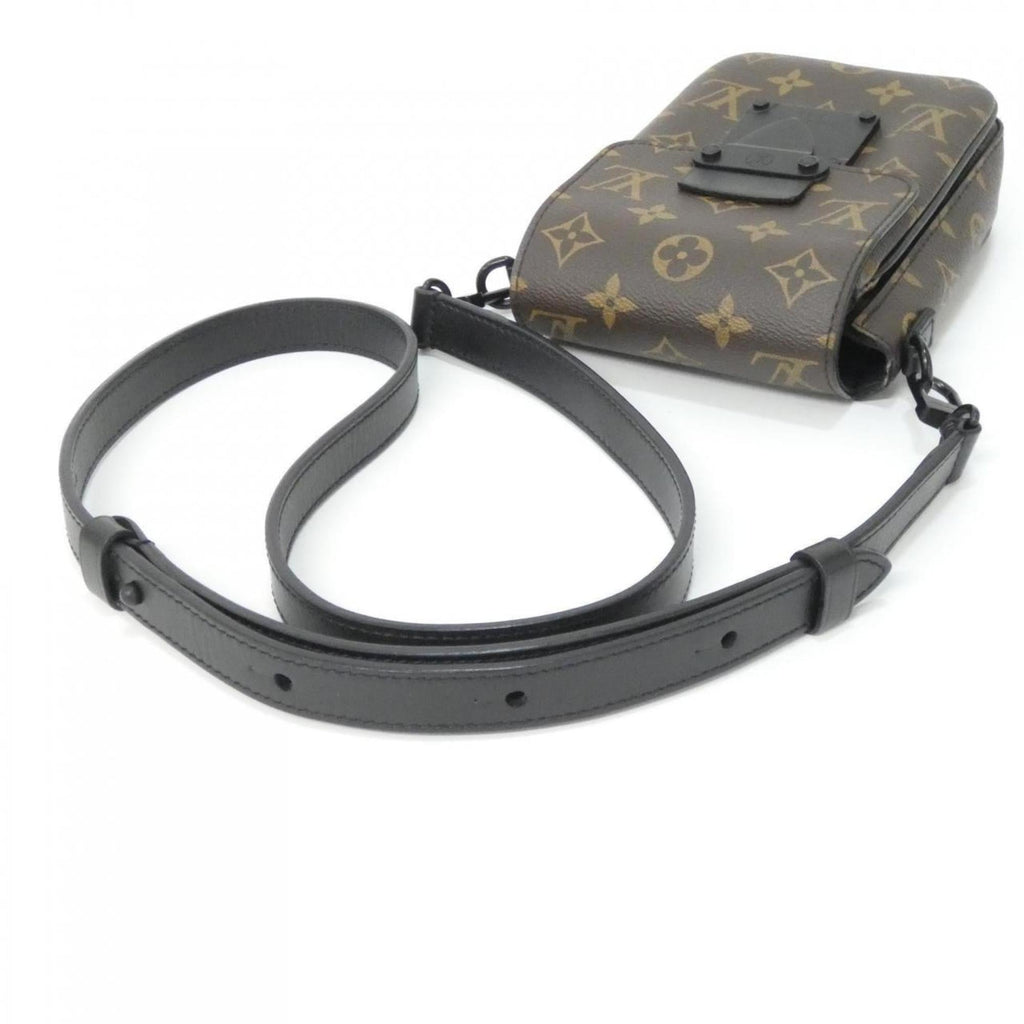 Louis Vuitton Black Marron Coated Canvas Shoulder Bag