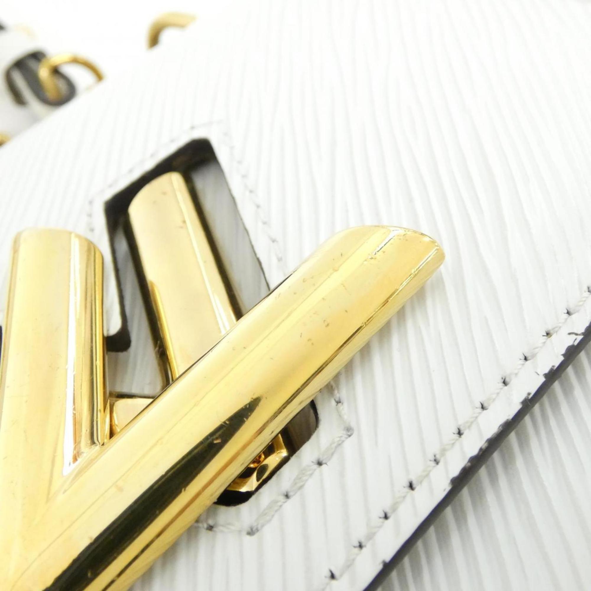Louis Vuitton Blanc Leather Shoulder Bag