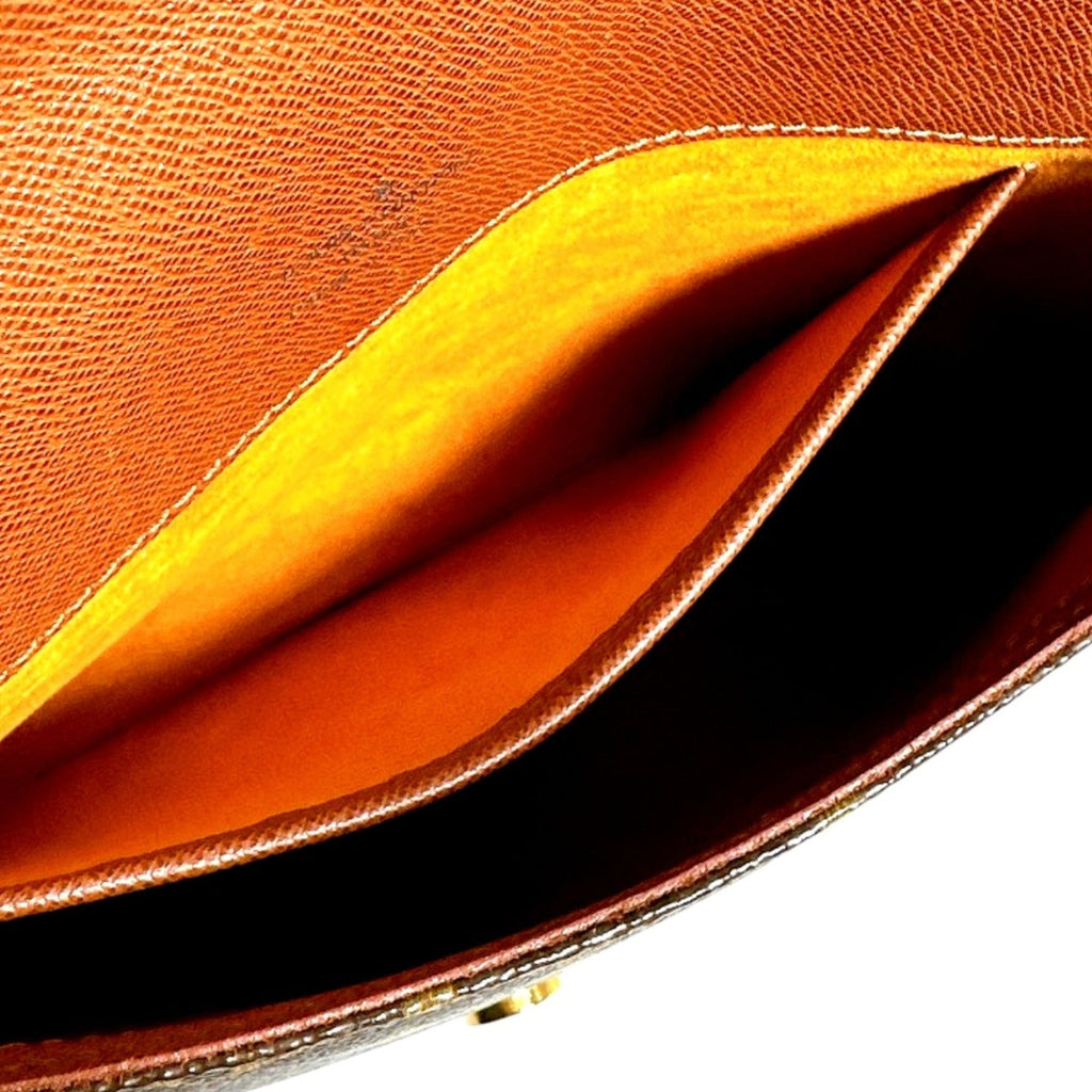 Louis Vuitton Brown Monogram Canvas Shoulder Bag