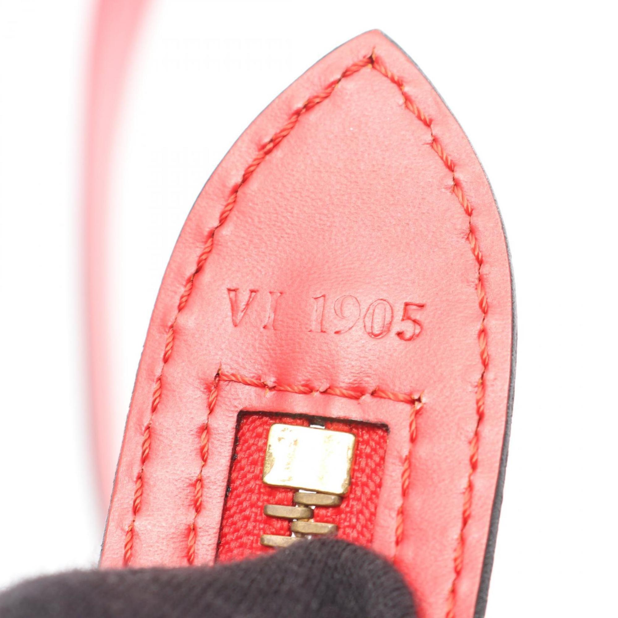 Louis Vuitton Castilian Red Red Color Epi Leather Handbag Shoulder Bag