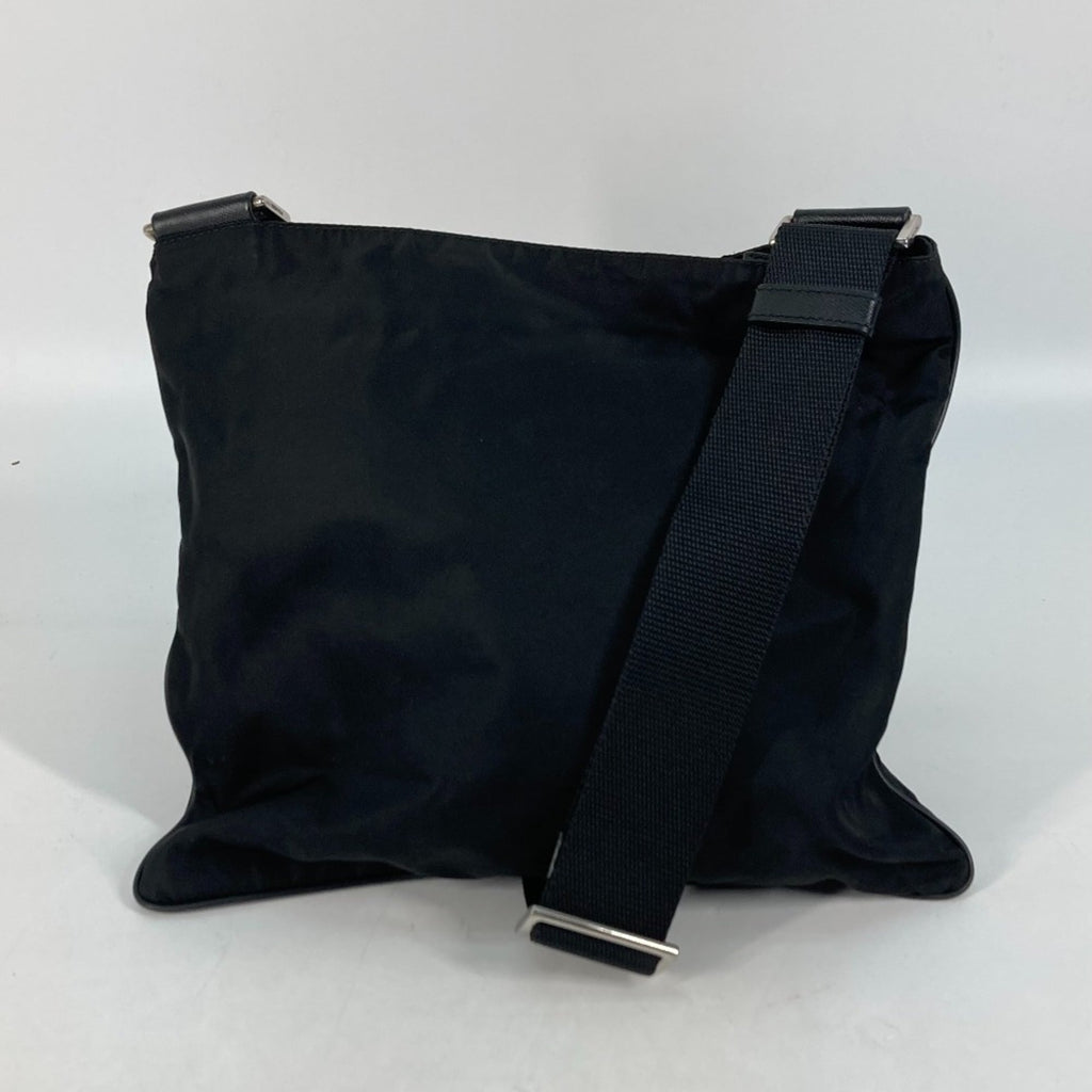 Prada Black Nylon Pochette Shoulder Bag