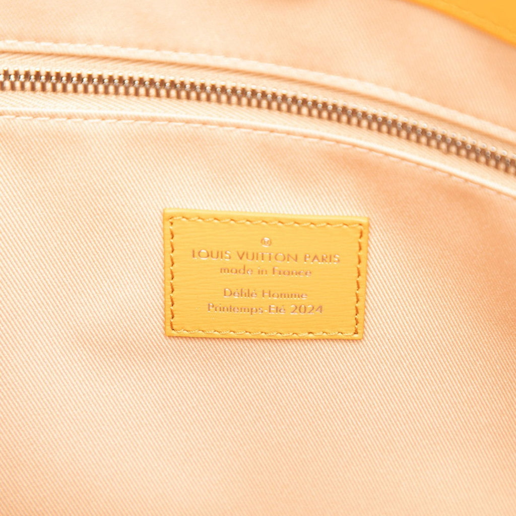 Louis Vuitton Orange Saffron Leather Shoulder Bag Tote Bag